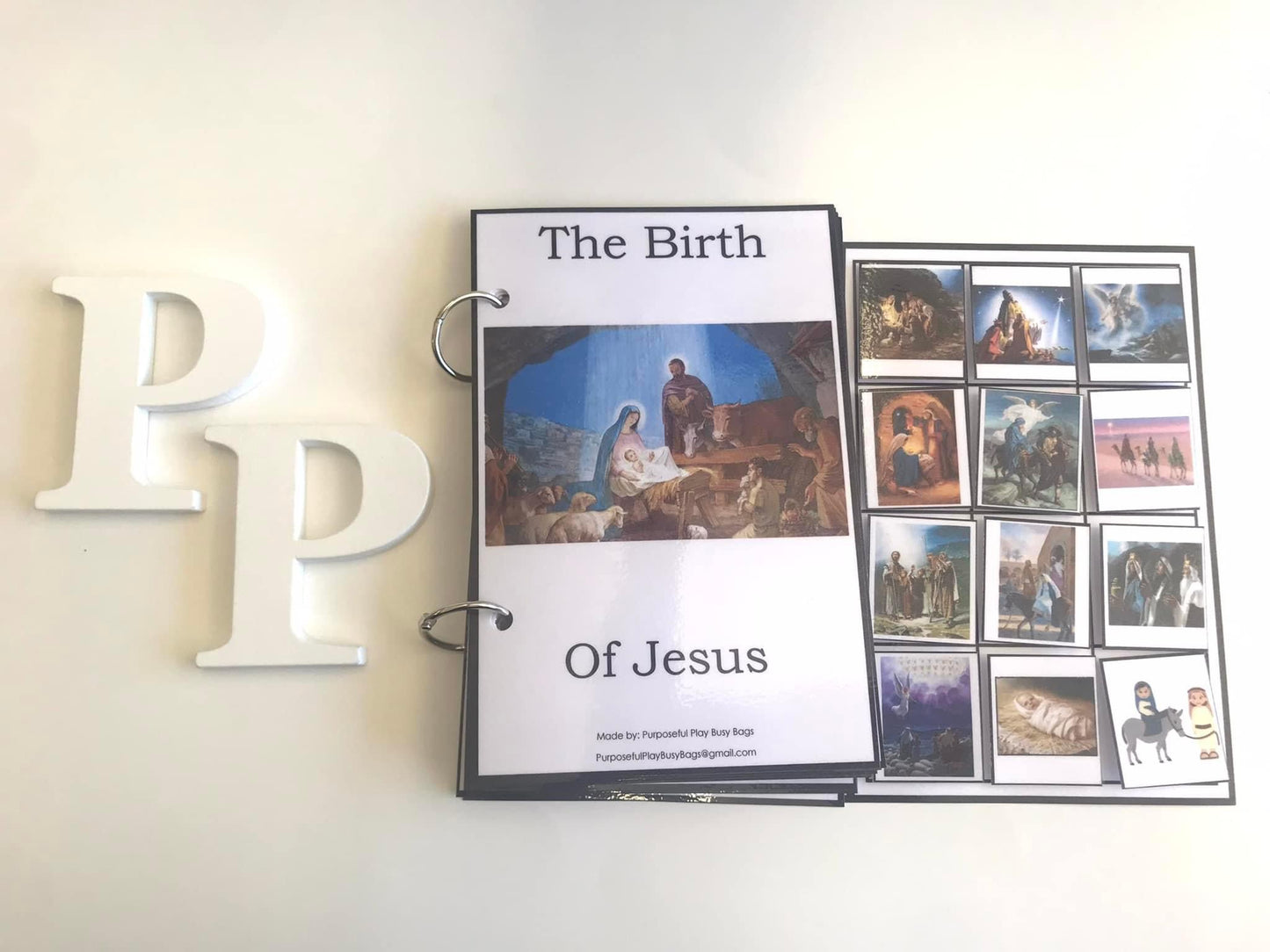 The Birth of Jesus-Interactive Book