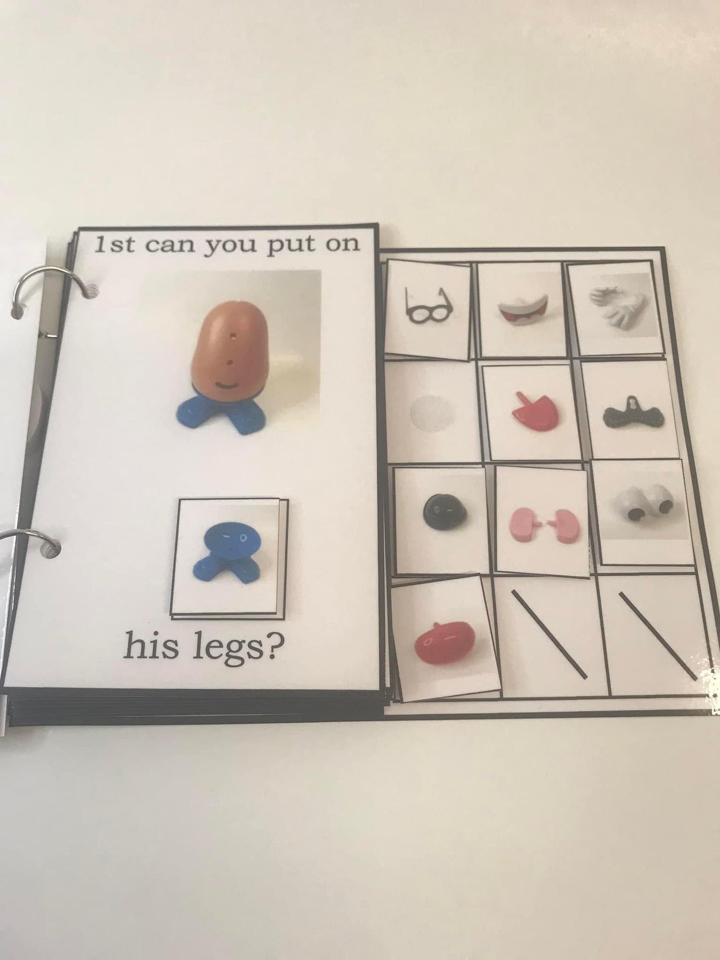 Mr. Potato Head Gets Dressed- Interactive Book