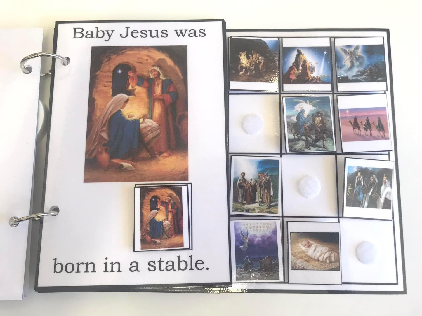 The Birth of Jesus-Interactive Book