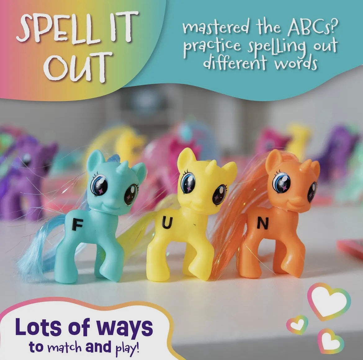 Skoolzy Unicorn Alphabet Tracks