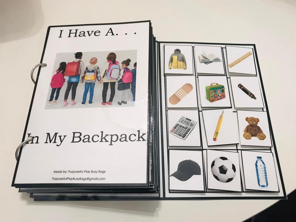 I Have A. . .in My Backpack