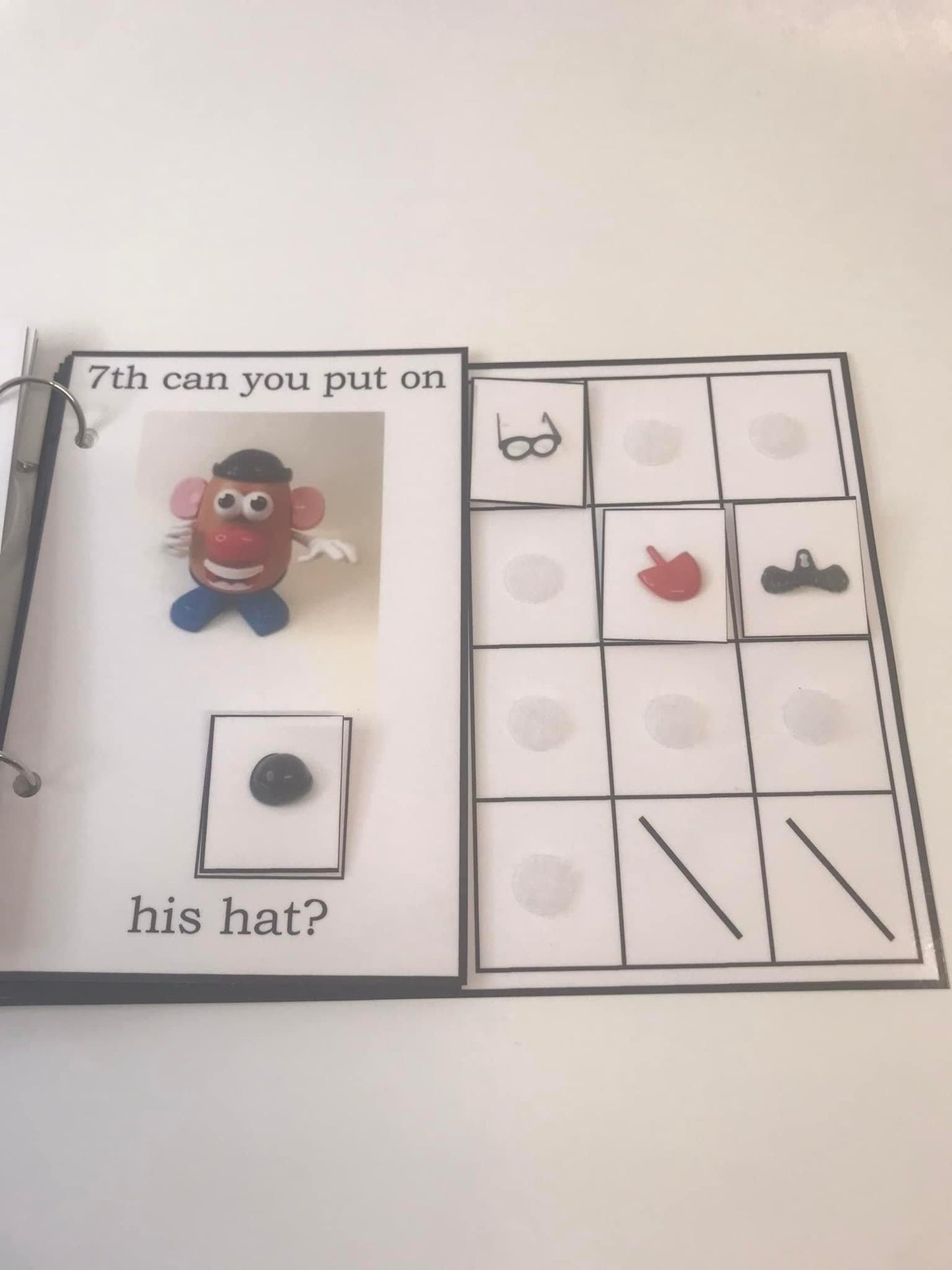 Mr. Potato Head Gets Dressed- Interactive Book