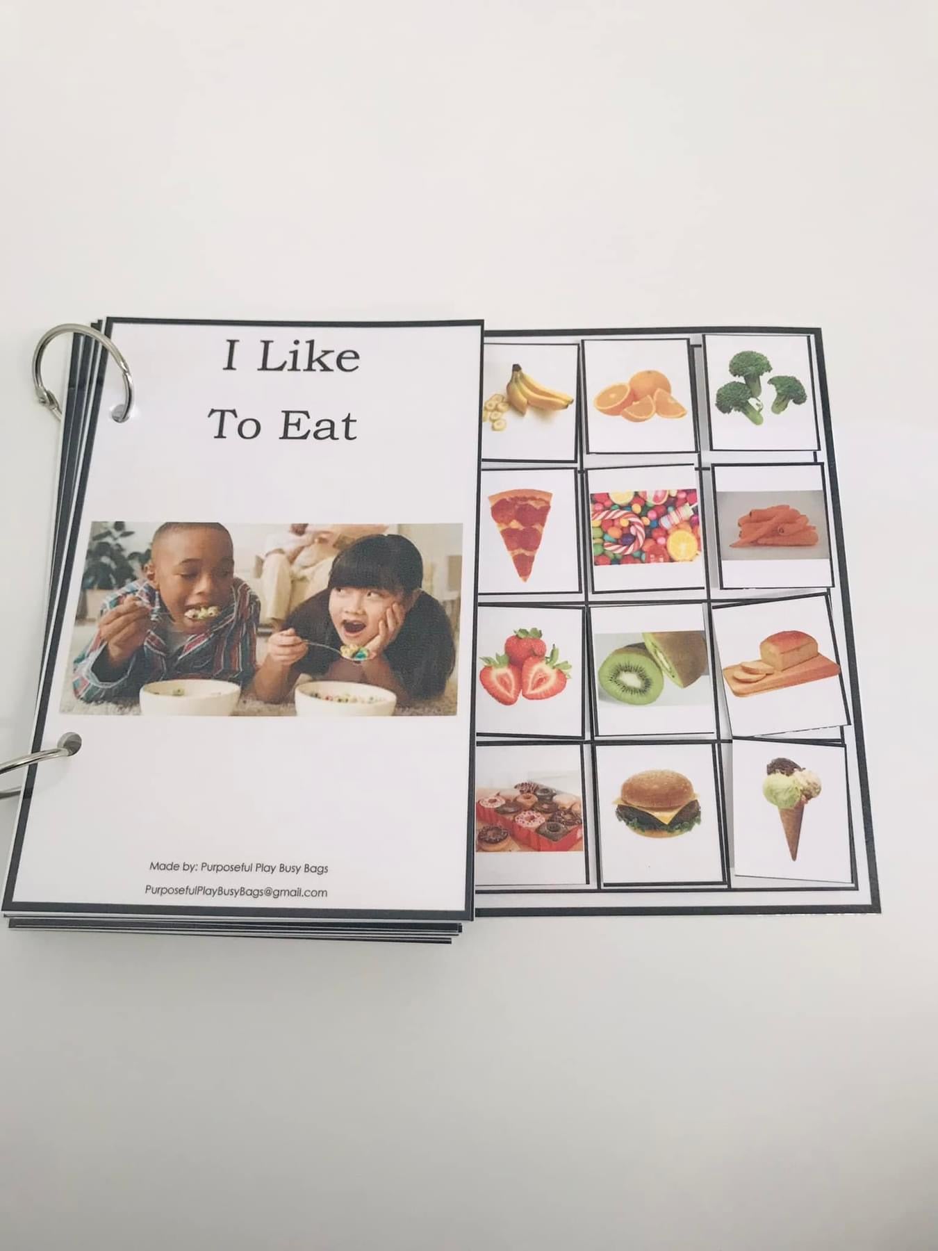I Like To Eat-Interactive Book