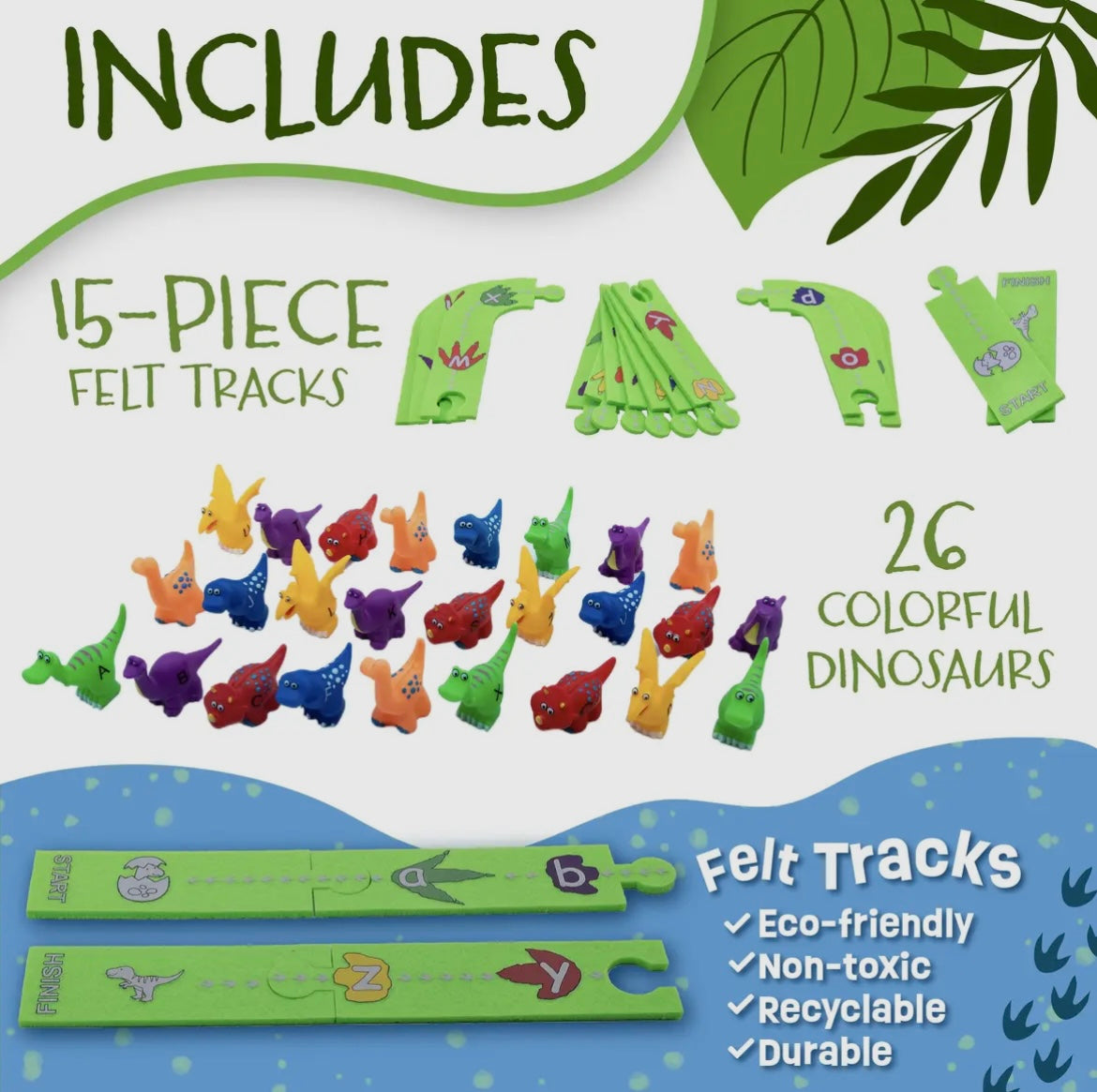 Skoolzy Dinosaur Alphabet Track