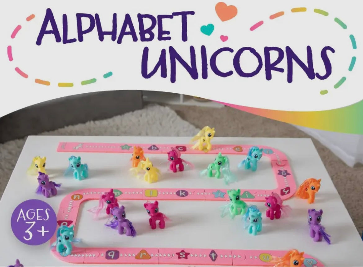 Skoolzy Unicorn Alphabet Tracks