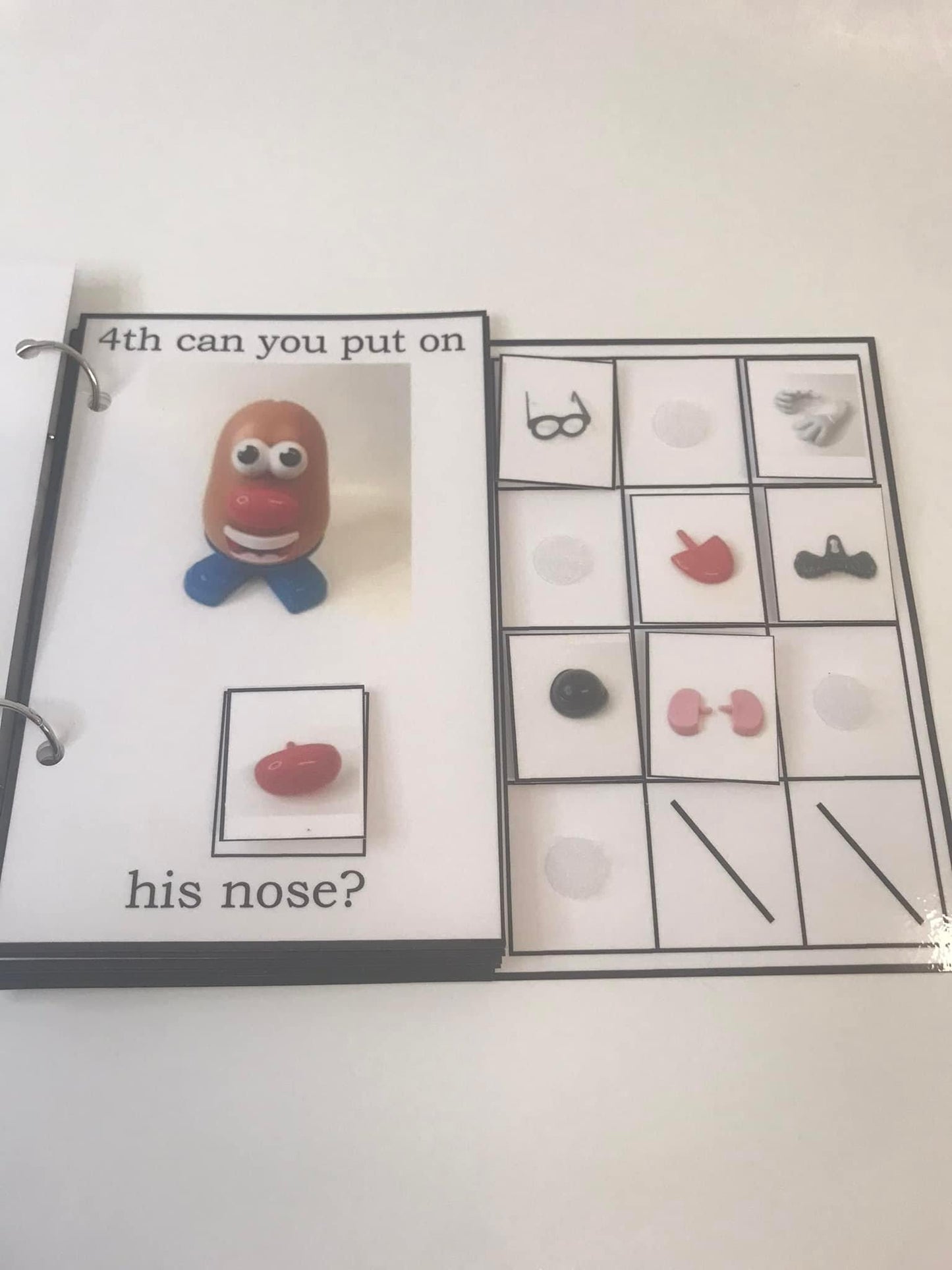 Mr. Potato Head Gets Dressed- Interactive Book