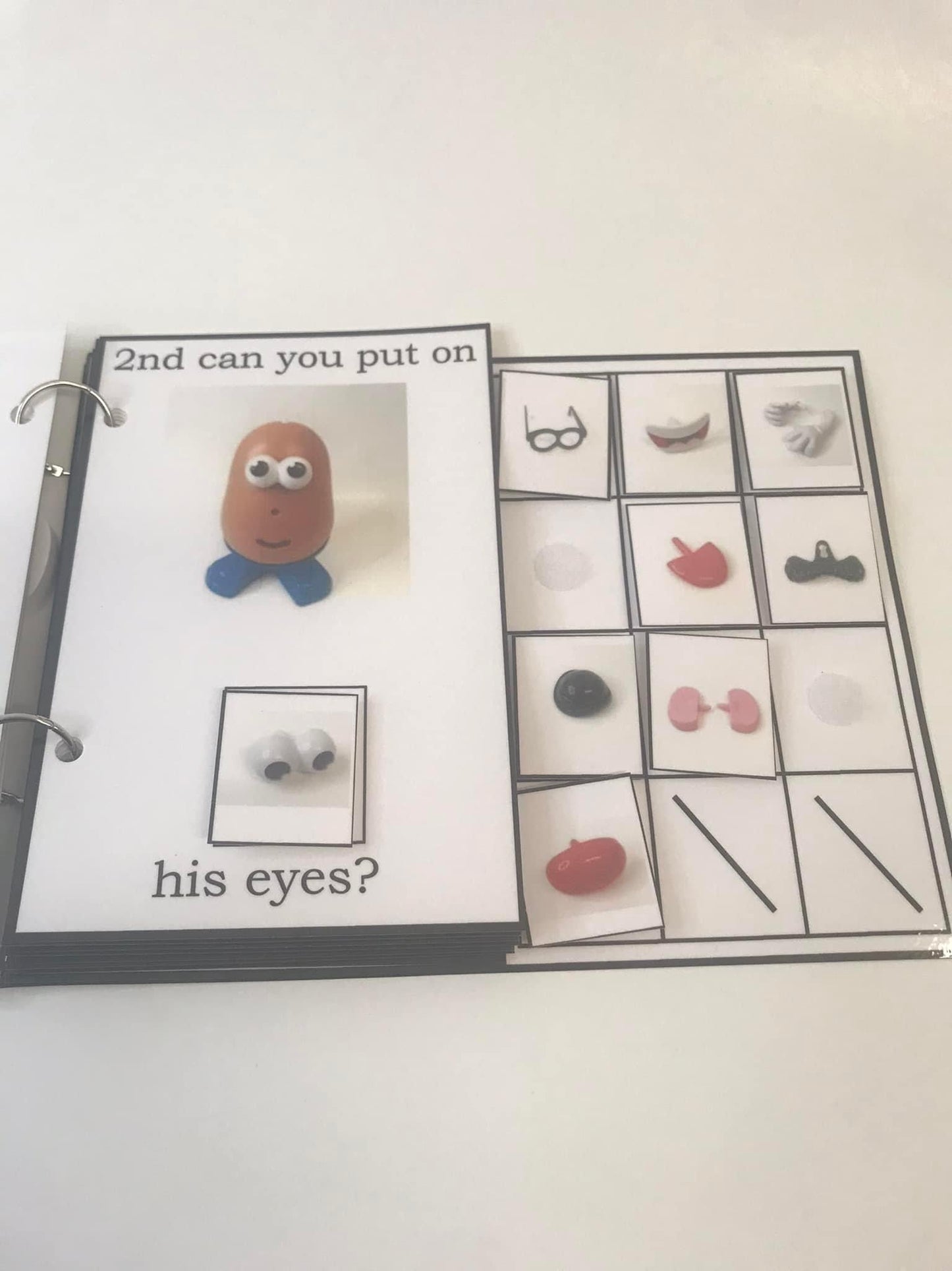 Mr. Potato Head Gets Dressed- Interactive Book