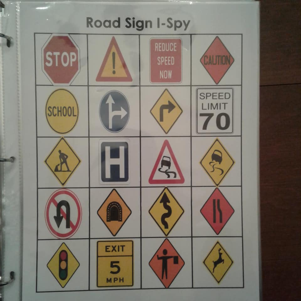 Road Trip Binder