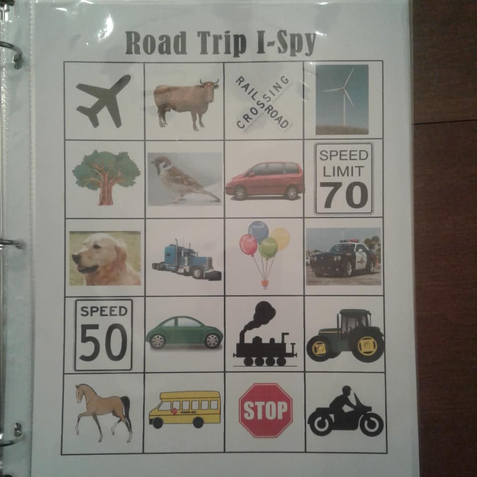 Road Trip Binder
