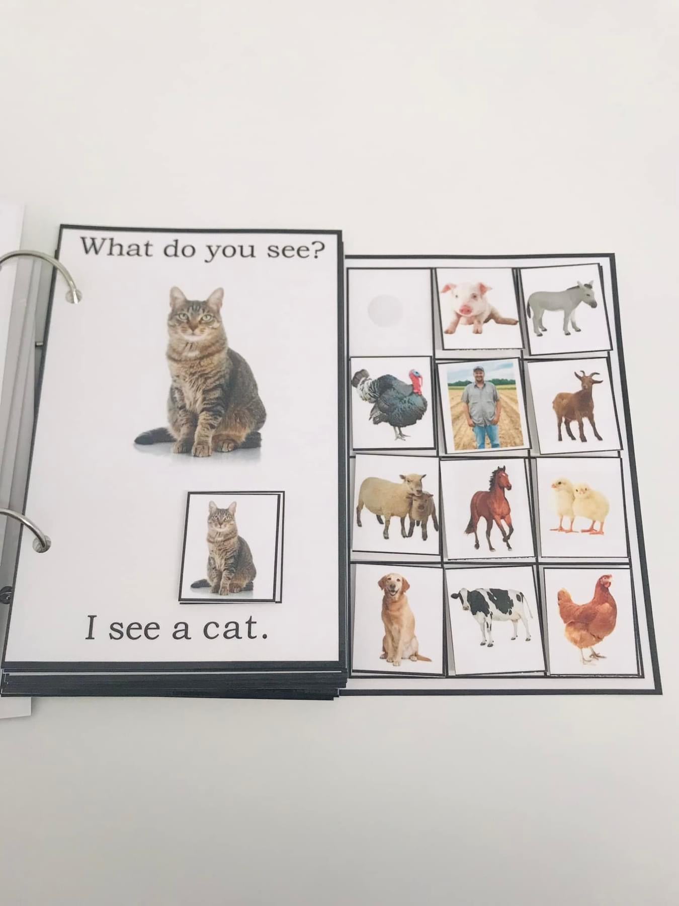 I See Farm Animals-Interactive Book