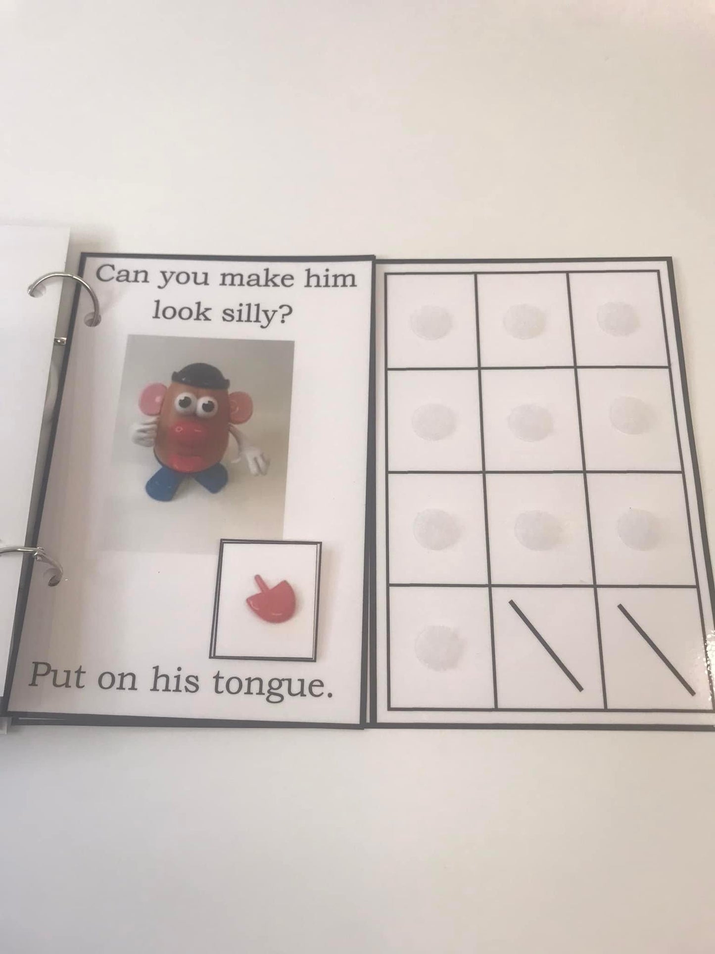 Mr. Potato Head Gets Dressed- Interactive Book