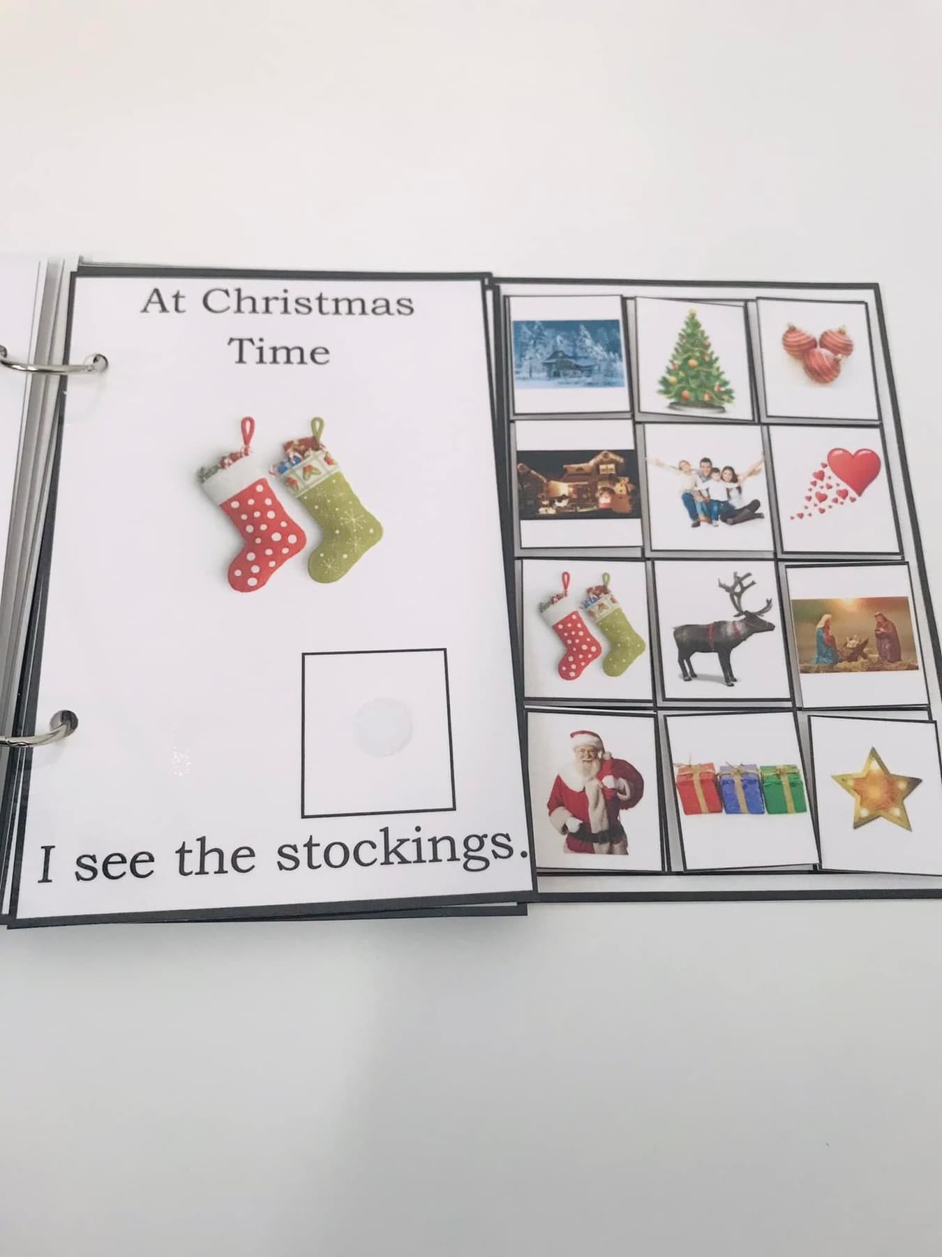 At Christmas Time I See- Interactive Book