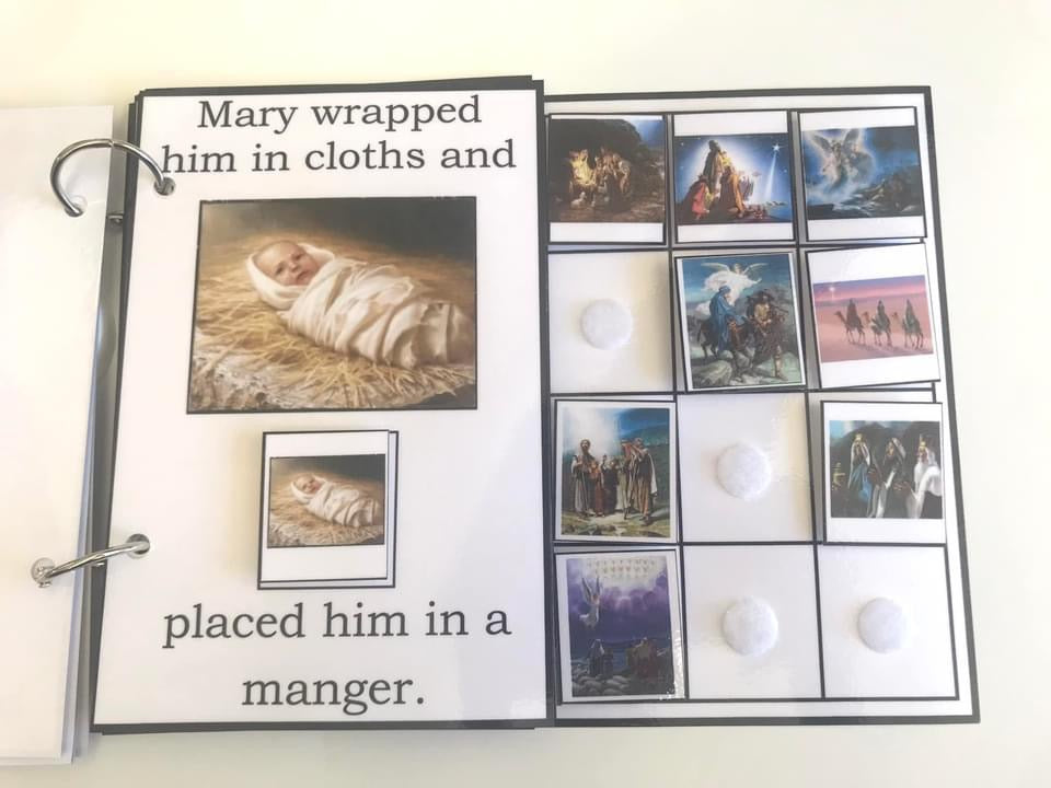 The Birth of Jesus-Interactive Book