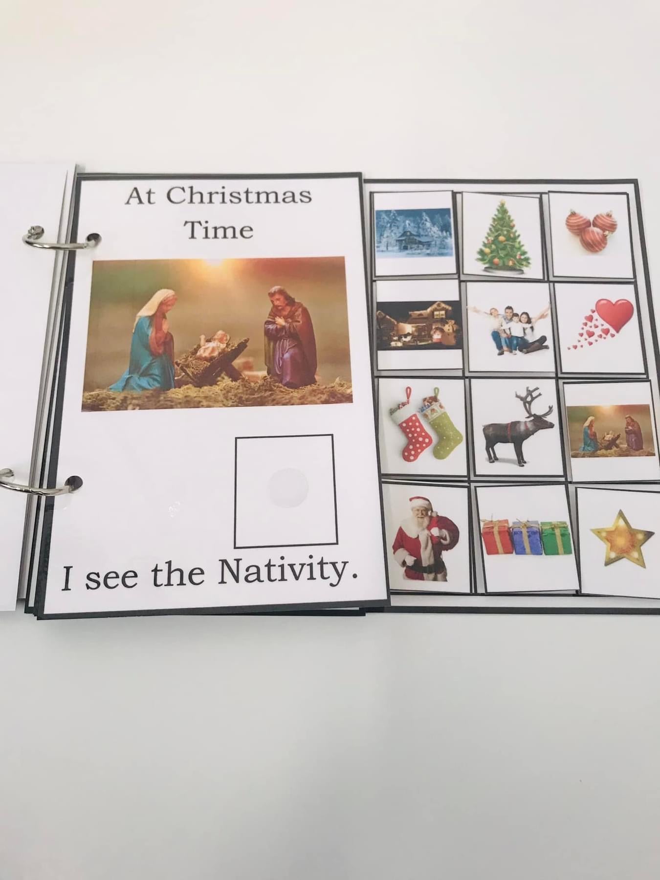 At Christmas Time I See- Interactive Book