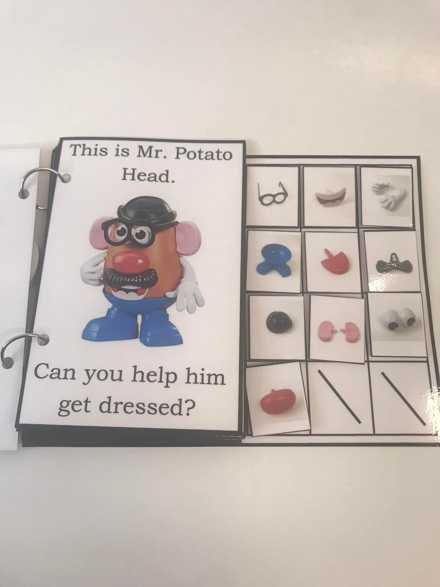 Mr. Potato Head Gets Dressed- Interactive Book
