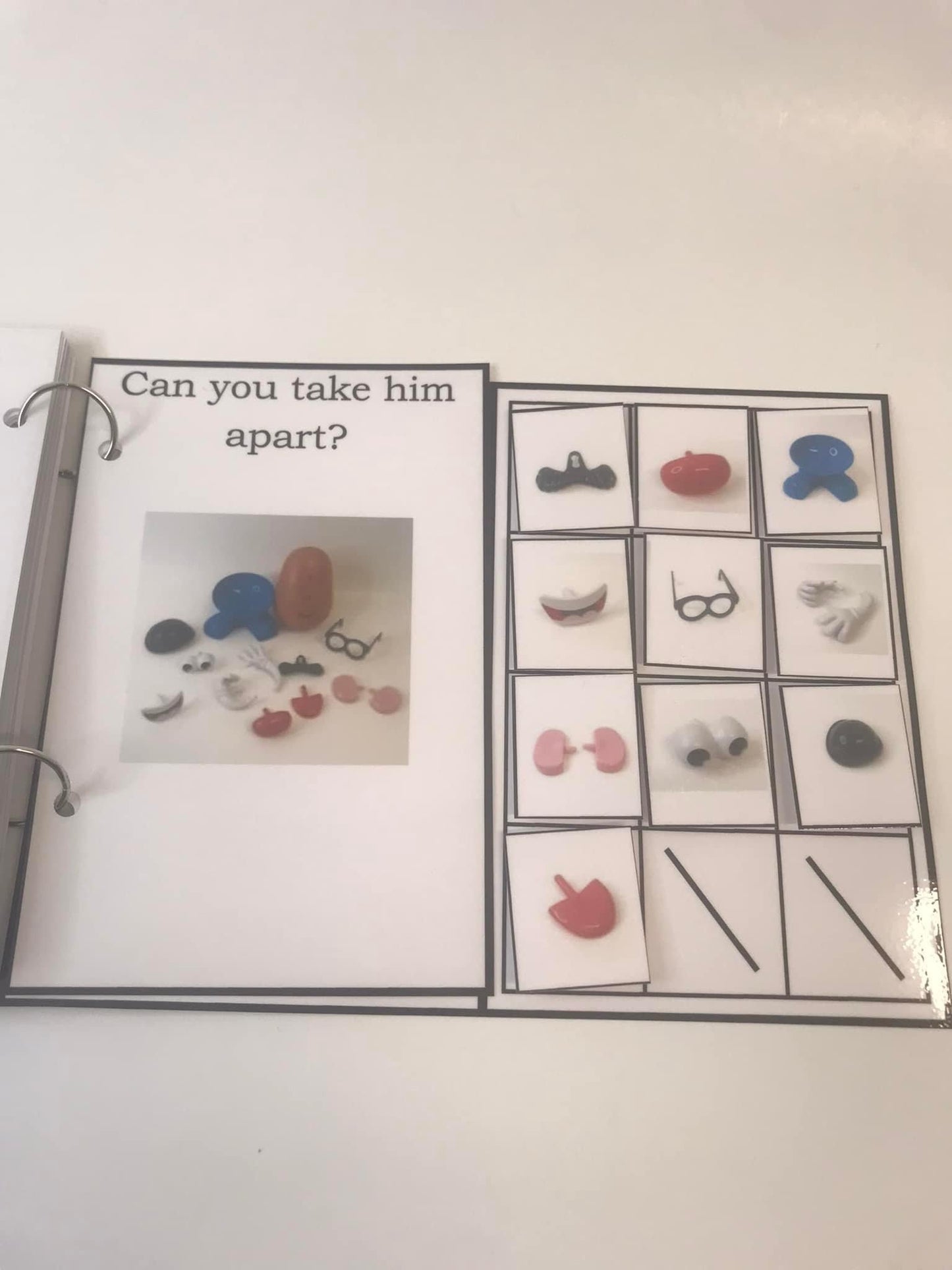 Mr. Potato Head Gets Dressed- Interactive Book