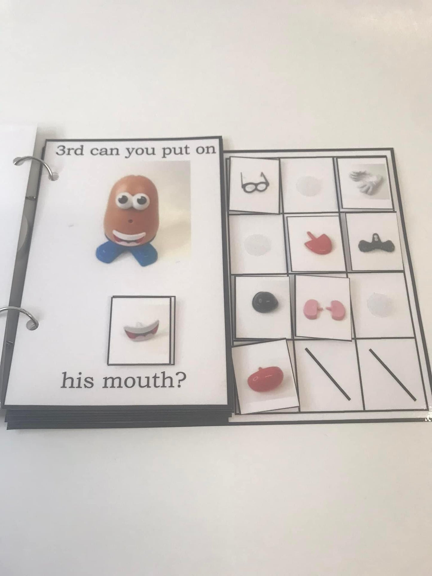 Mr. Potato Head Gets Dressed- Interactive Book