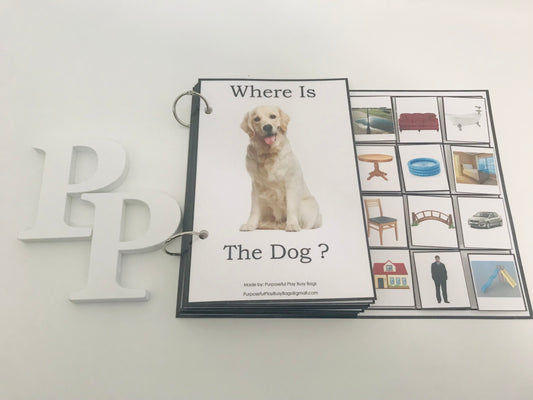 Where Is the Dog- Interactive Book