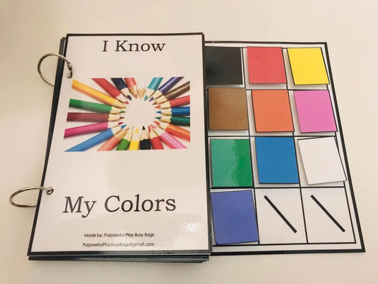 I Know My Colors-Interactive Book