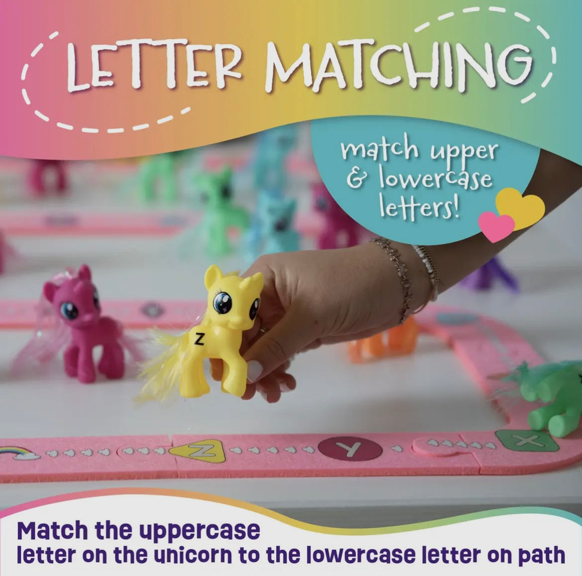 Skoolzy Unicorn Alphabet Tracks