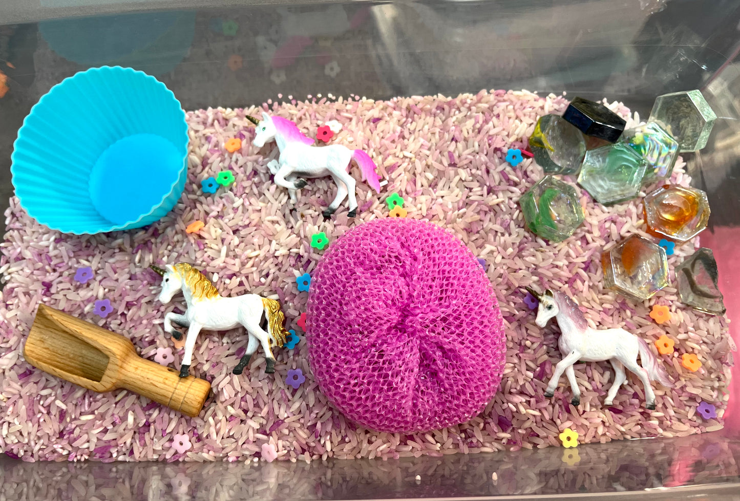 Unicorn Sensory Bin