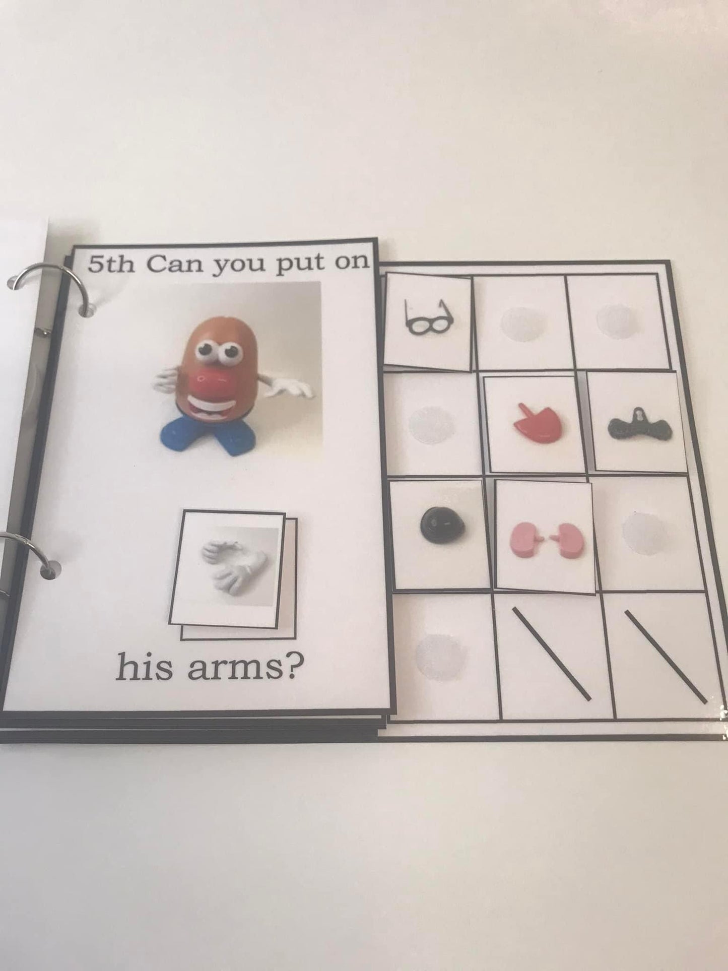 Mr. Potato Head Gets Dressed- Interactive Book
