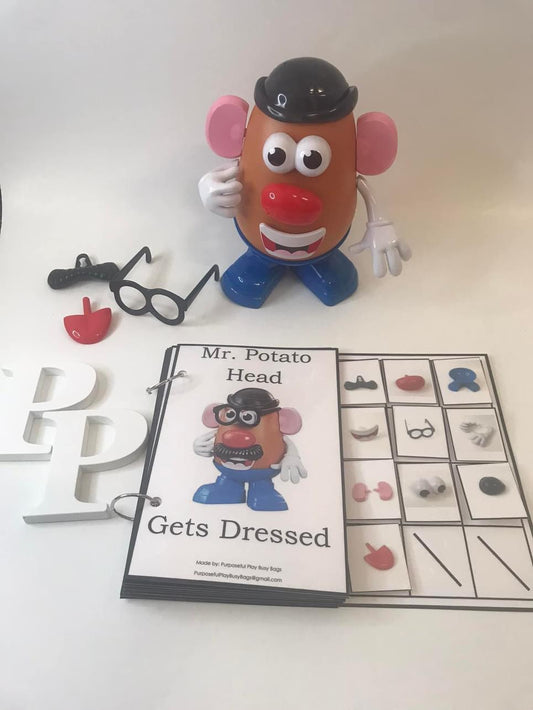 Mr. Potato Head Gets Dressed- Interactive Book