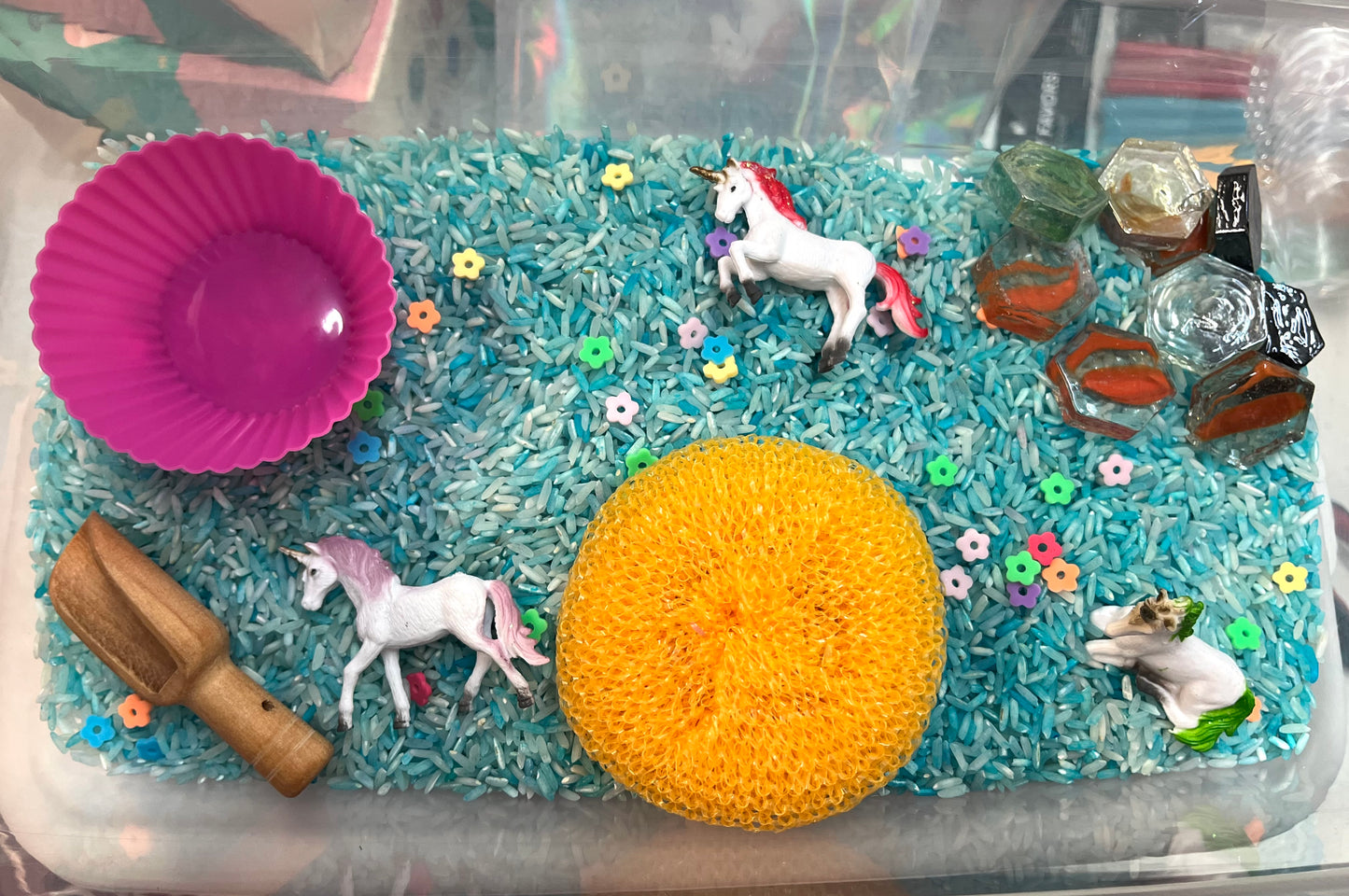 Unicorn Sensory Bin