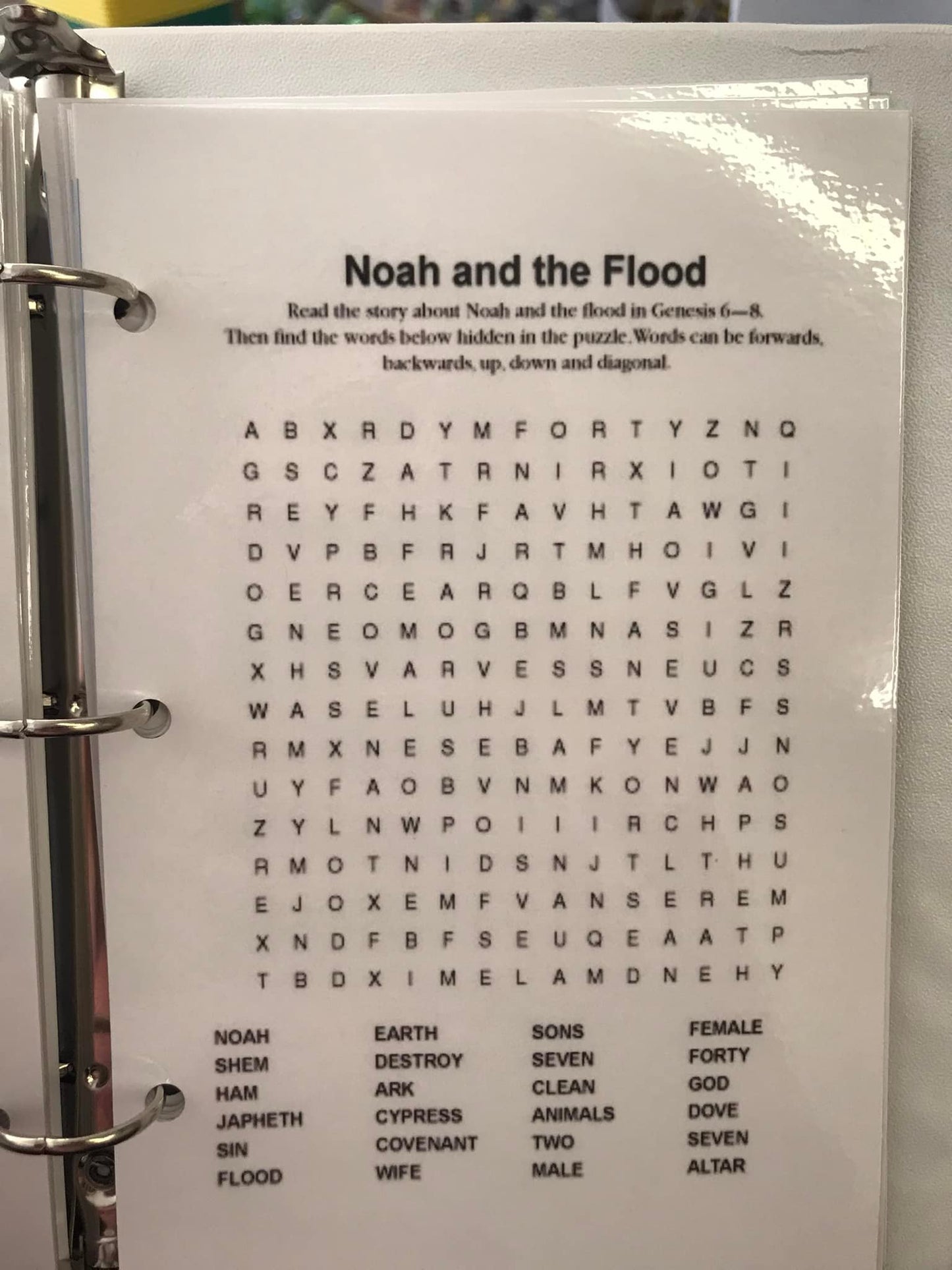 Church Binder
