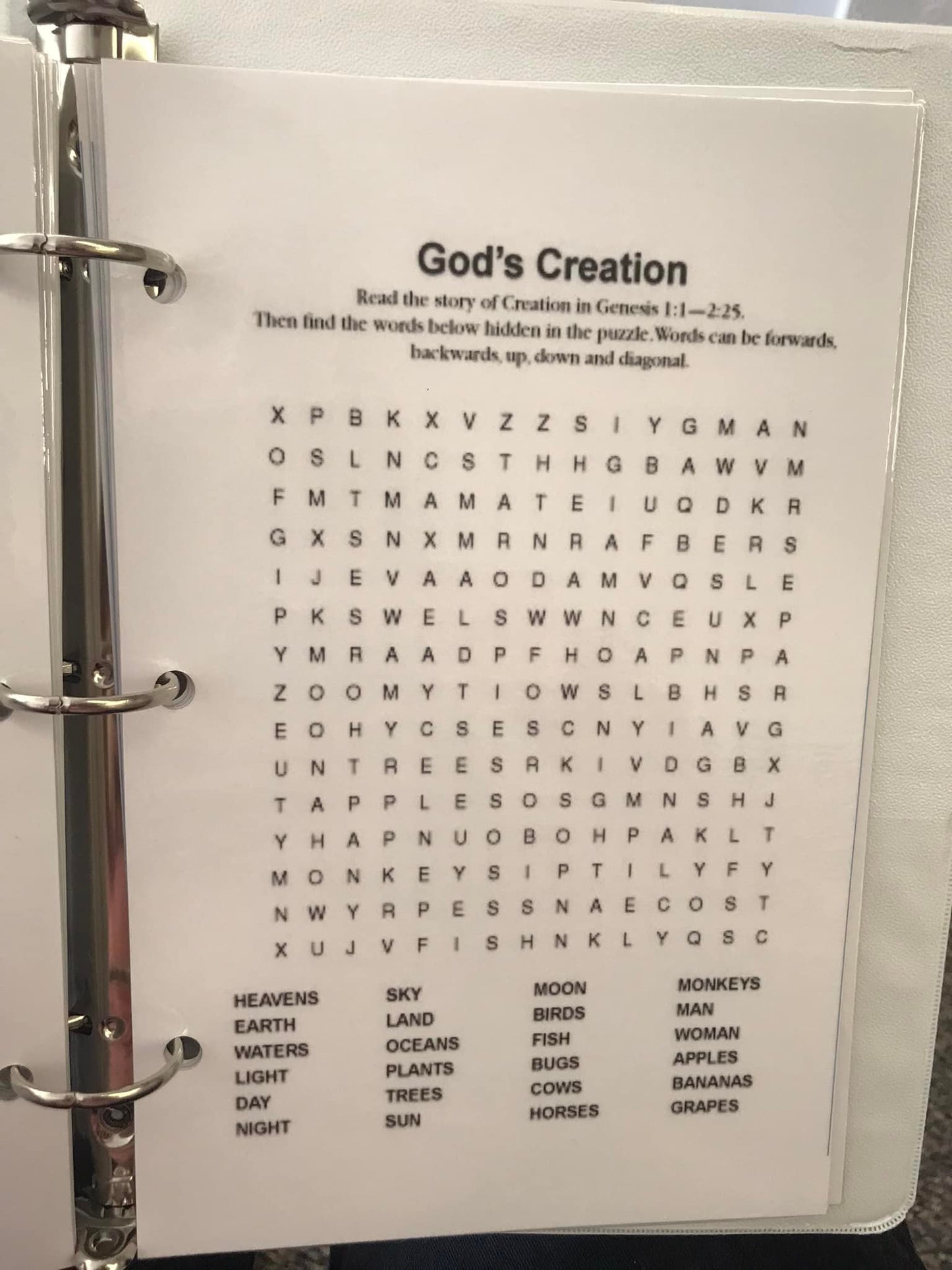 Church Binder