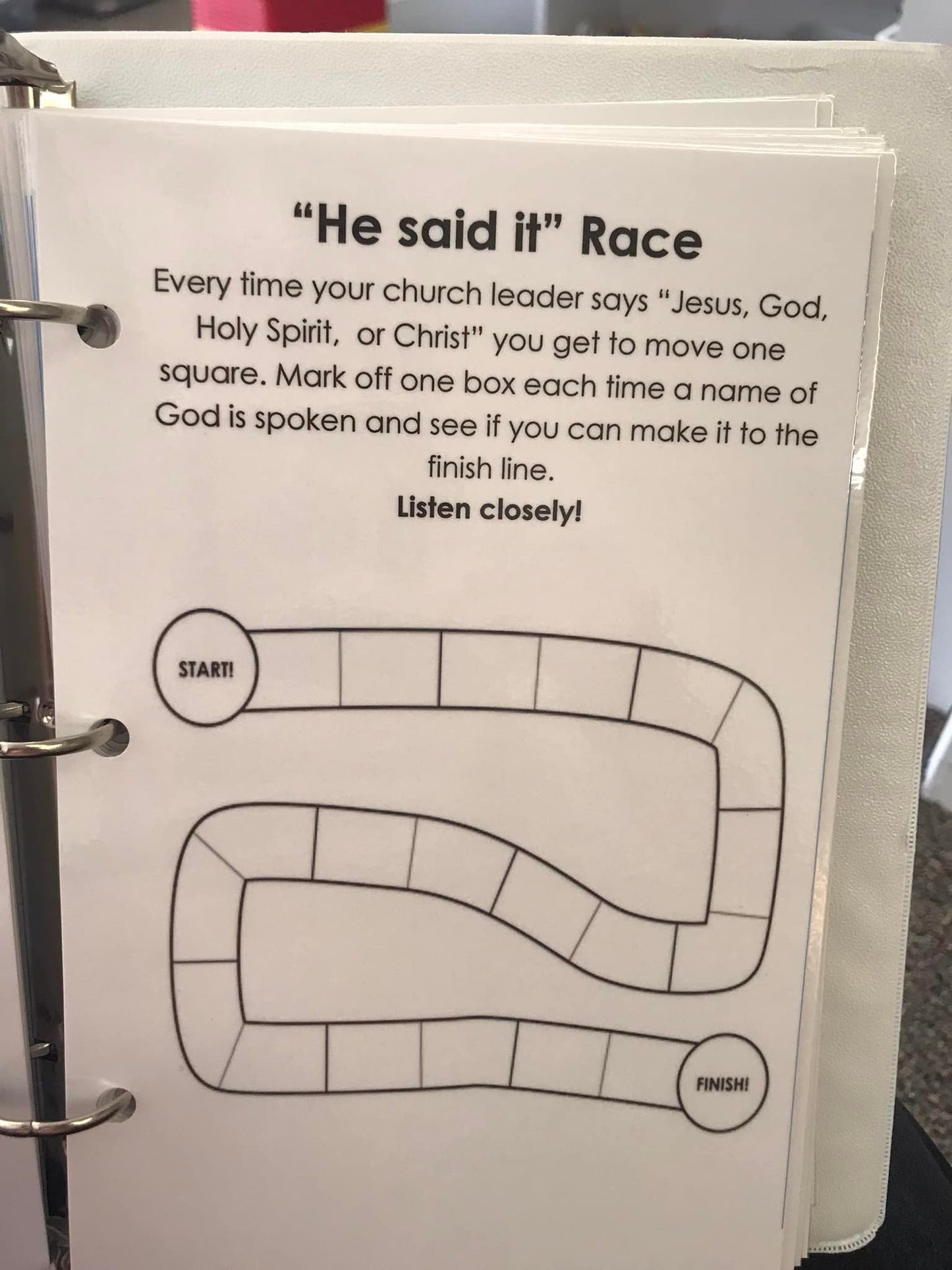 Church Binder