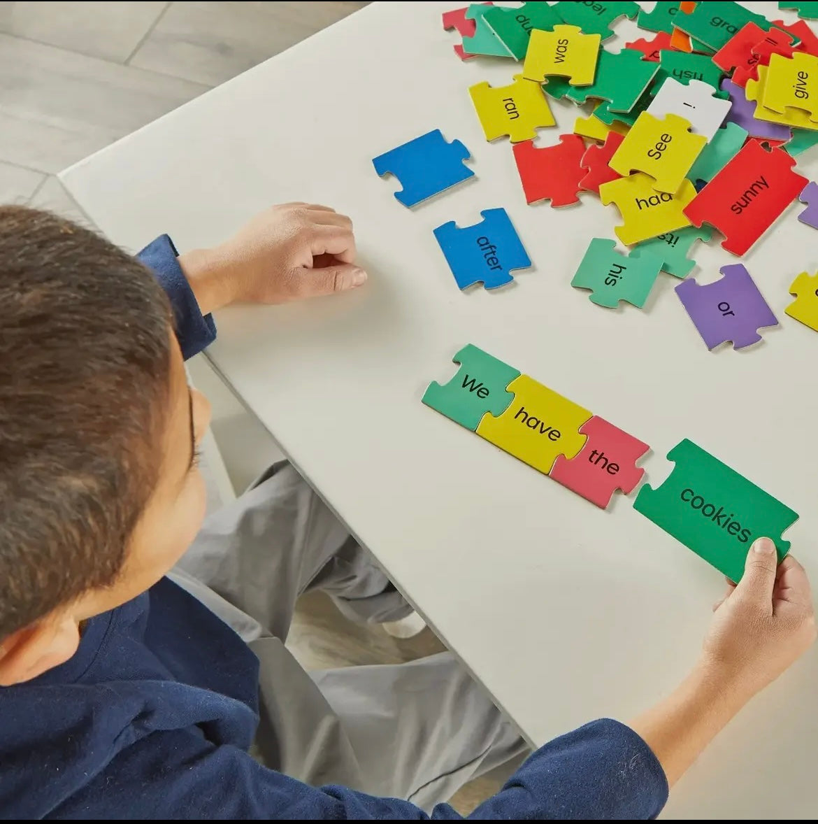 Sentence Building Puzzles