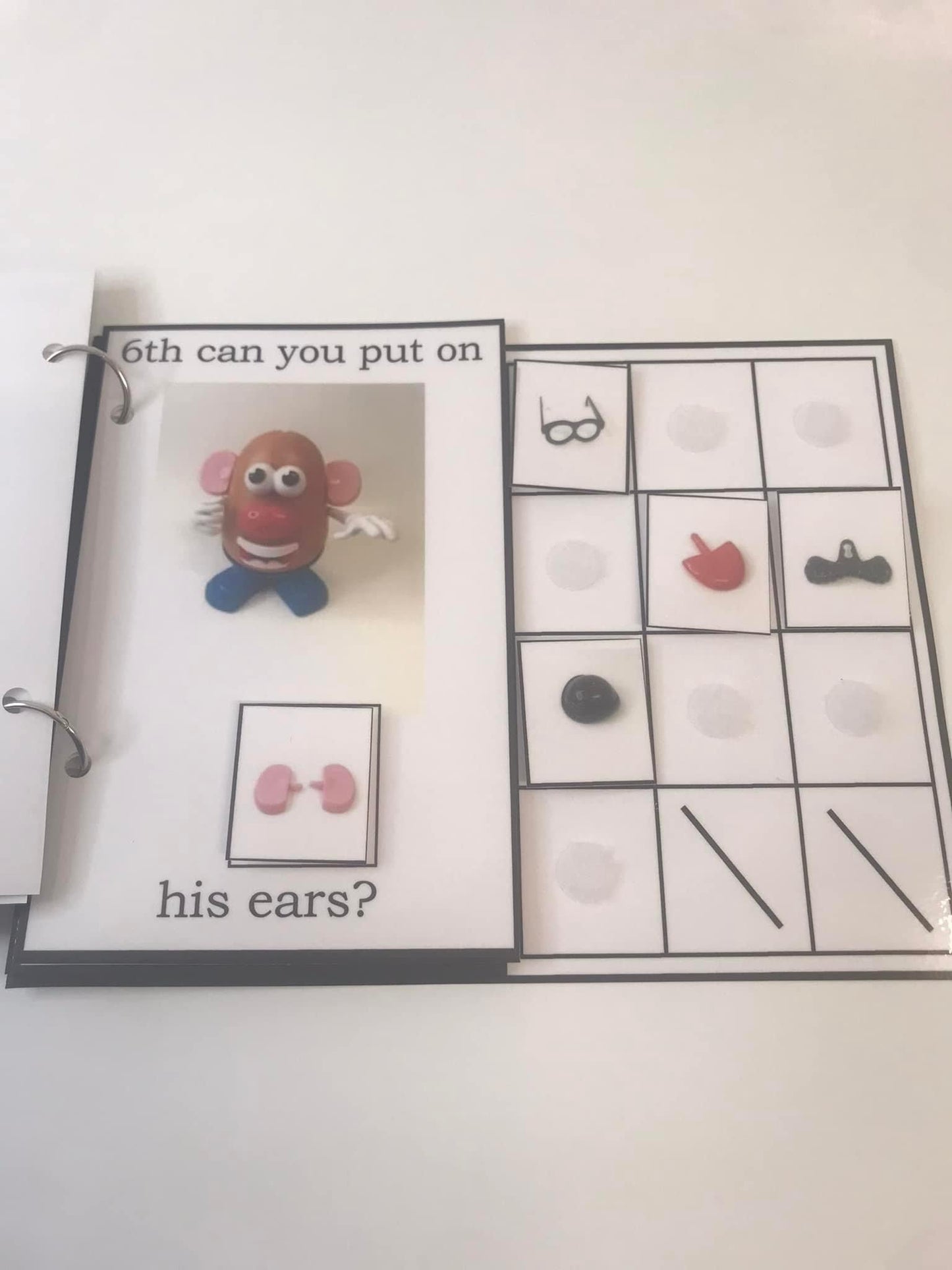 Mr. Potato Head Gets Dressed- Interactive Book