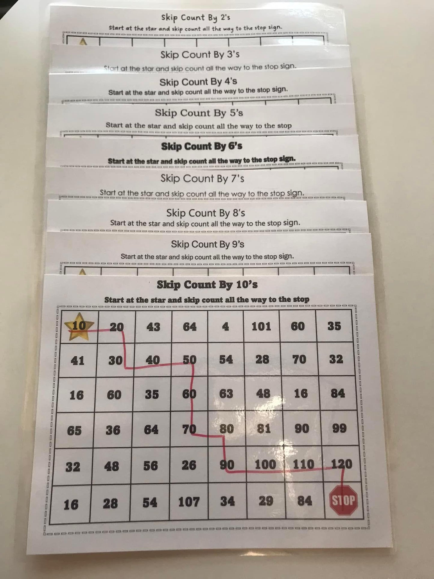 Skip Counting Mazes