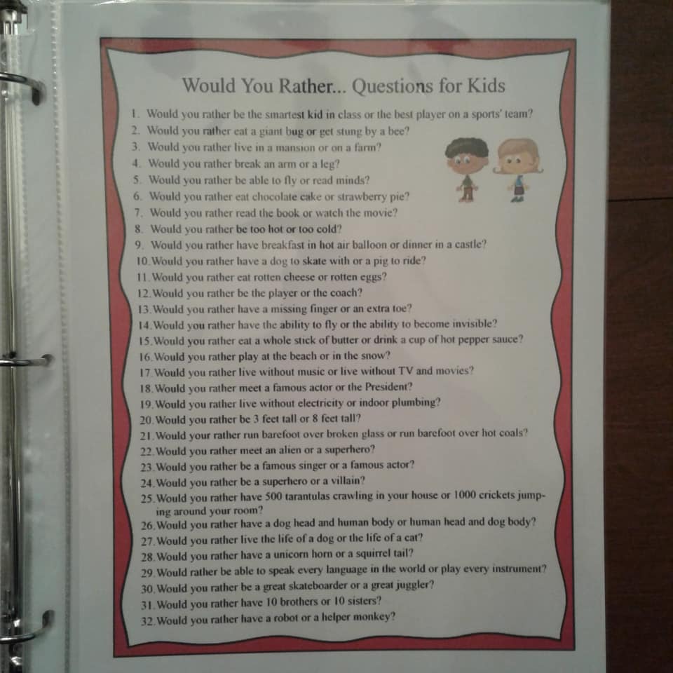 Road Trip Binder