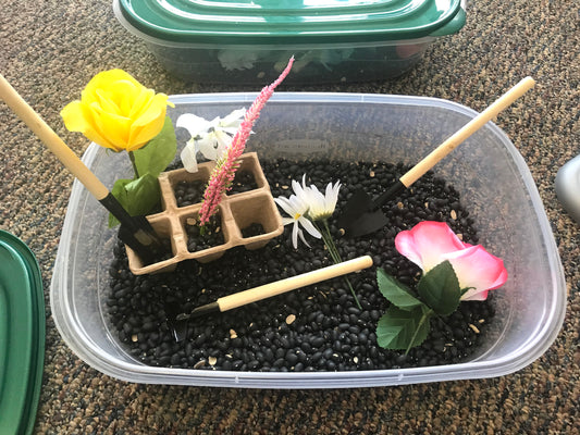 Gardening Sensory Bin