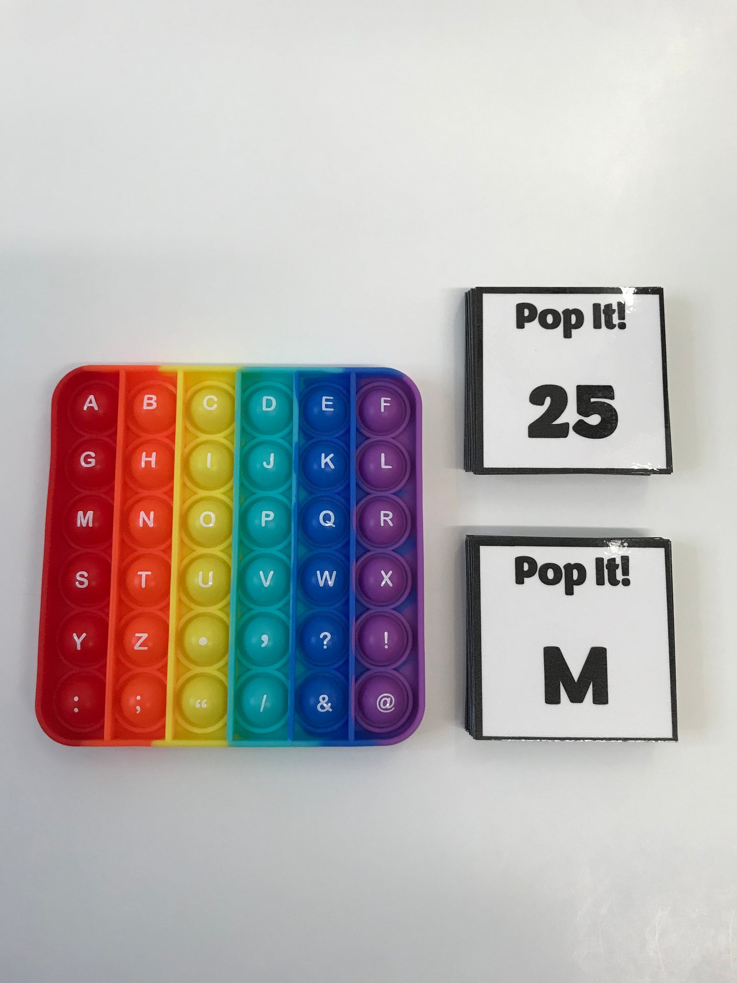 Pop It ABC and 1-30