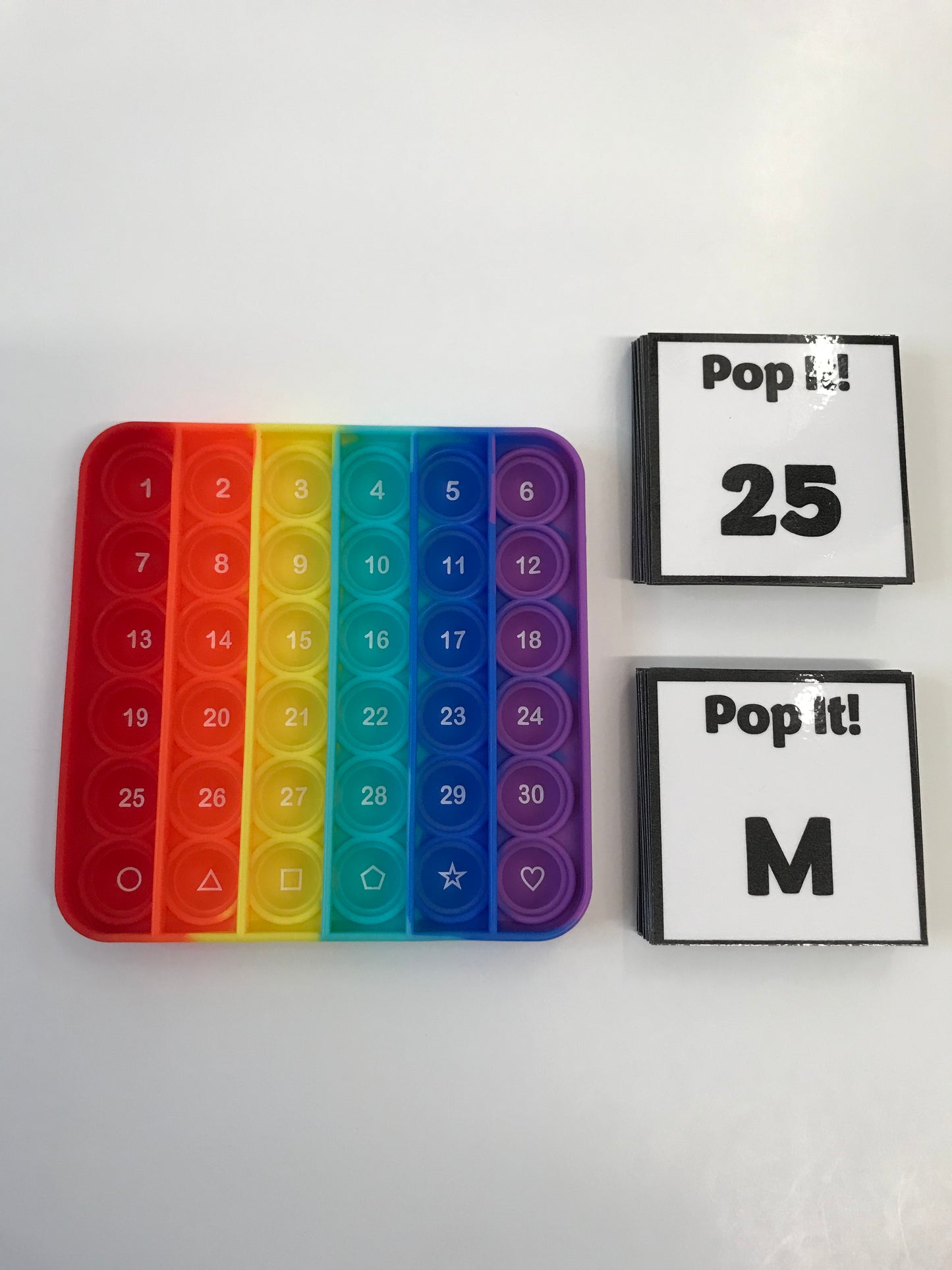 Pop It ABC and 1-30