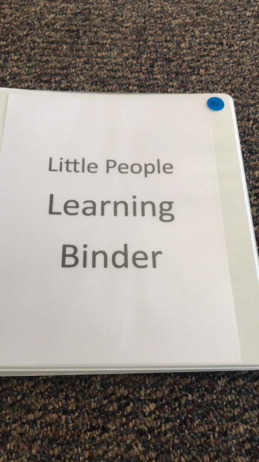 Little People Learning Binder